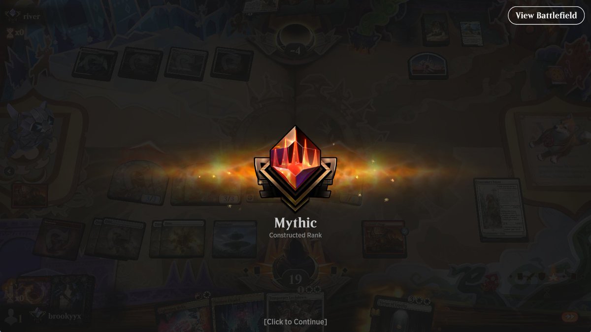 MTGA52884522's tweet photo. Got my mythic of the year! (Lazy Gamer Hehe)
This Boros Midrange gave me so much fun~
Small changes of removals since I got more Mirror matches and big-creatures deck.@fireshoes @mtgazone 

Here's the link of my untapped:https://t.co/ygoUGrJpHZ https://t.co/gnfVuC5y3B