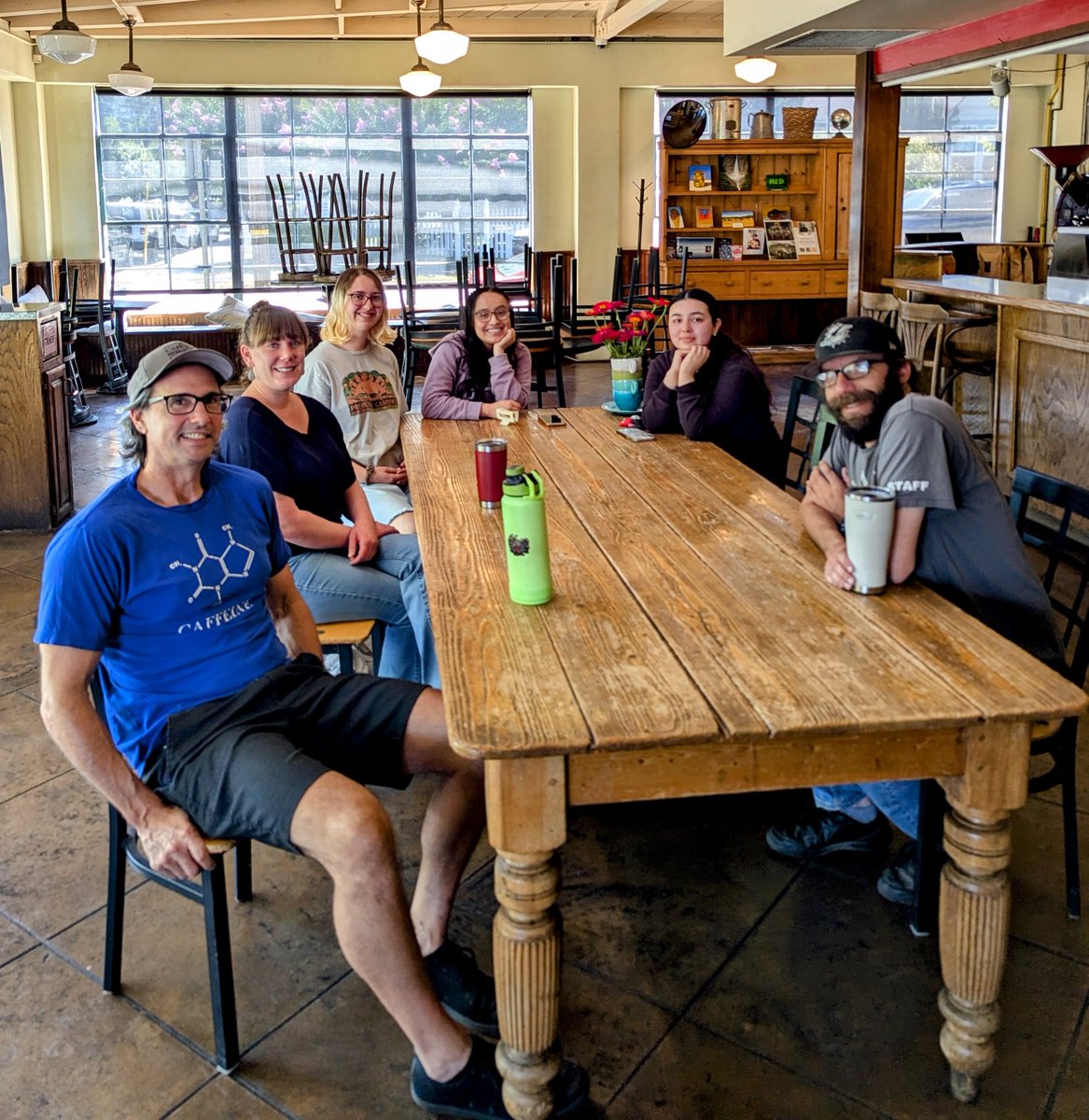 NVCRC's tweet photo. To our incredible St. Helena team, both current and past crew, thank you for 33 years of dedication and for making our shop a beloved community gathering place. We're forever grateful for your hard work and amazing coffee! #ThankYou #TeamAppreciation #CoffeeShopLife https://t.co/H9c4OAdLSj