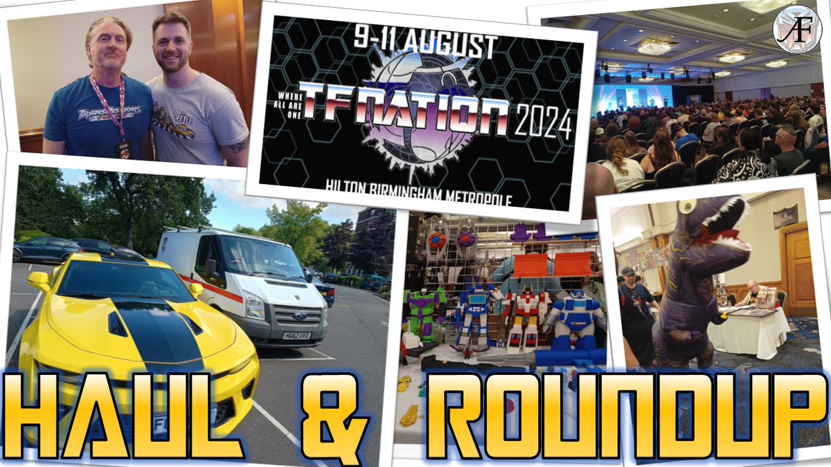ArrowFyre's tweet image. A cure for the post TFNation blues!

Here is my haul &amp;amp; roundup of TFNation 2024 in Birmingham.

Great seeing so many of you there!

#TFNation2024 #Transformers

youtu.be/cHOAeAUBxXI