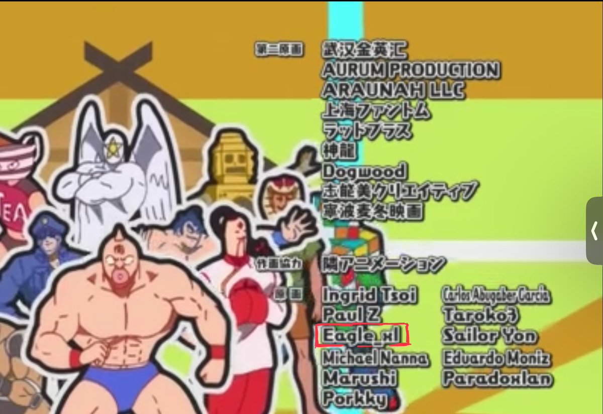 xl_eagle's tweet photo. I’m really grateful to @TonariAnimation and @ProductionIG for the opportunity to work on Kinnikuman Perfect Origin Arc Ep 5 which aired on Sunday. I still have a lot to learn. https://t.co/8cWaJUy5M4