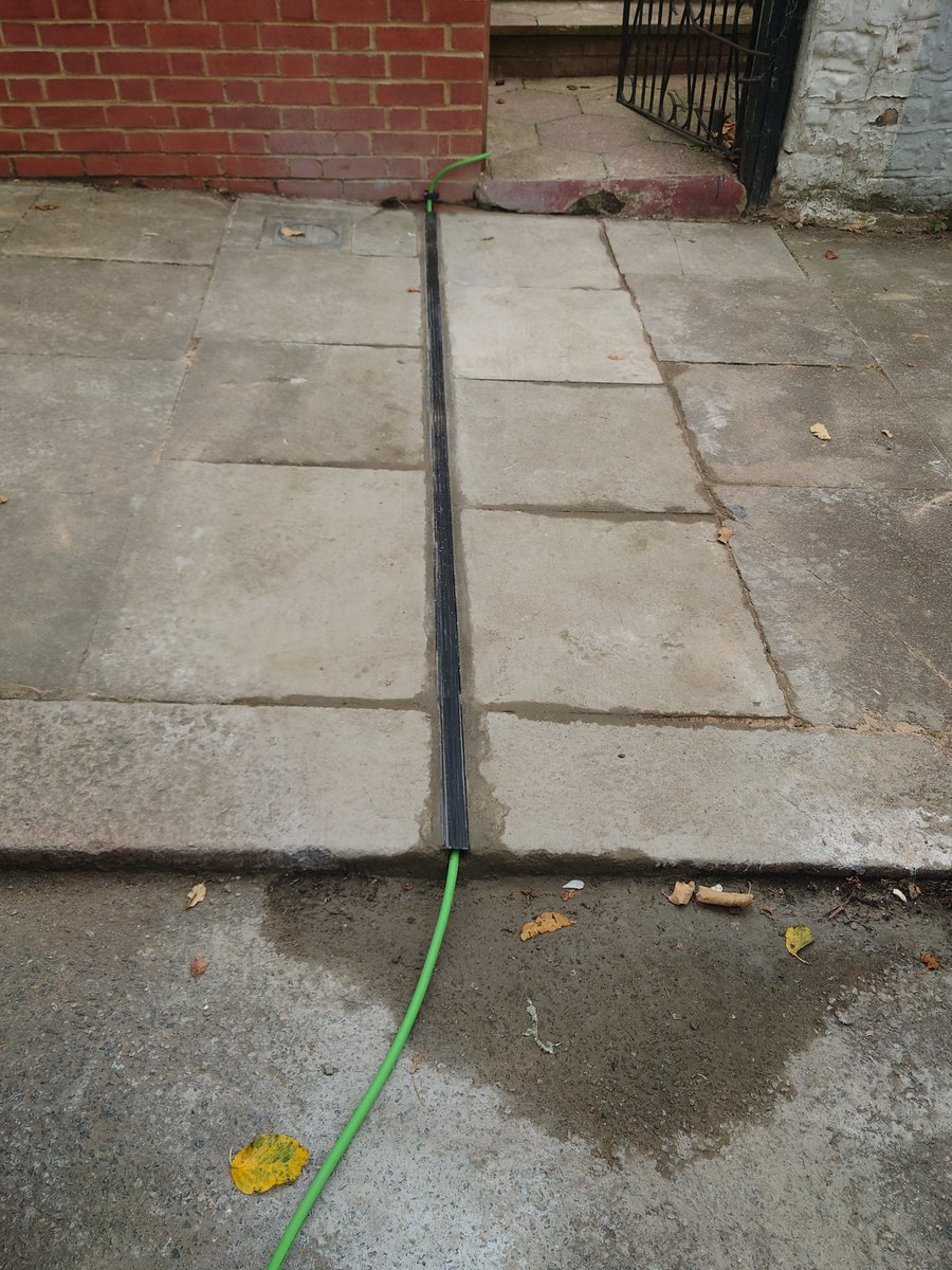 EnfieldCouncil's tweet photo. We have launched a through-pavement Electric Vehicle (EV) charging channel pilot scheme with @kerbocharge to make it much easier for residents with street parking to move from diesel/petrol cars to electric. 

Find out more here: https://t.co/DQmkVrGRzg #GreenerEnfield https://t.co/TL3foRM56o