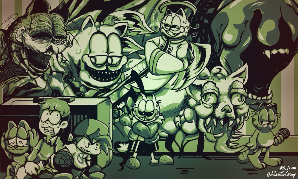 Commission finished!

#fnfbf #FridayNigthFunkin #fridaynightfunkinmod #gorefield #Garfield