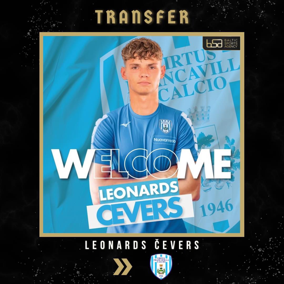 🇮🇹🇱🇻 Leonards Cevers after successful first season in Italy signs with one of the top clubs in Group H and will try to get the team back in Serie C! Good luck! ⚽️👊 #teamBSA