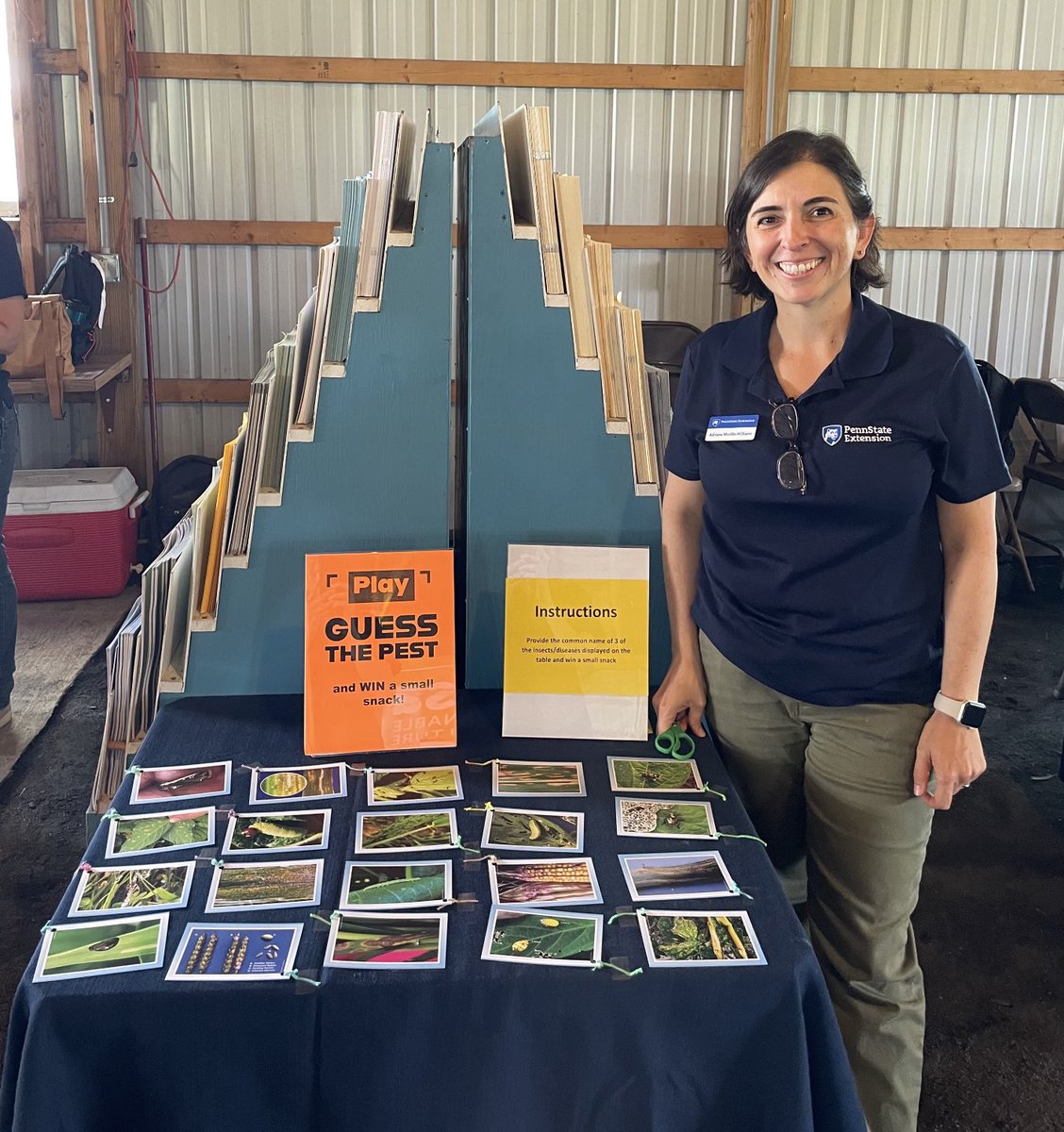 Come check out your pest identification skills and win a snack at the Harrington Building at Ag Progress Days!