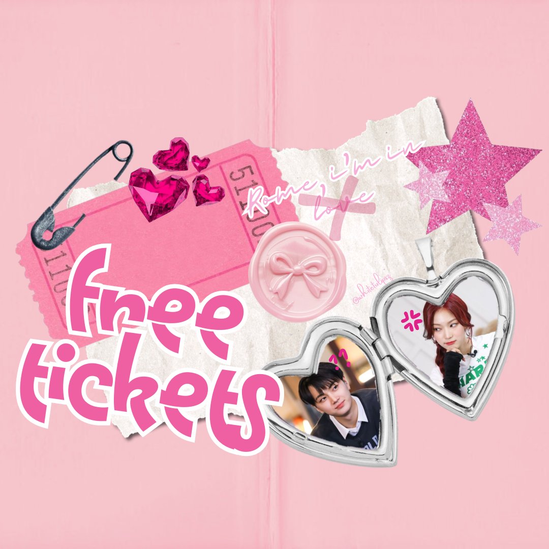 𝐅𝐫𝐞𝐞 𝐓𝐢𝐜𝐤𝐞𝐭𝐬
ᵕ୨♡︎୧ᵕ #jongchaengie au. 
© whitetulipsz