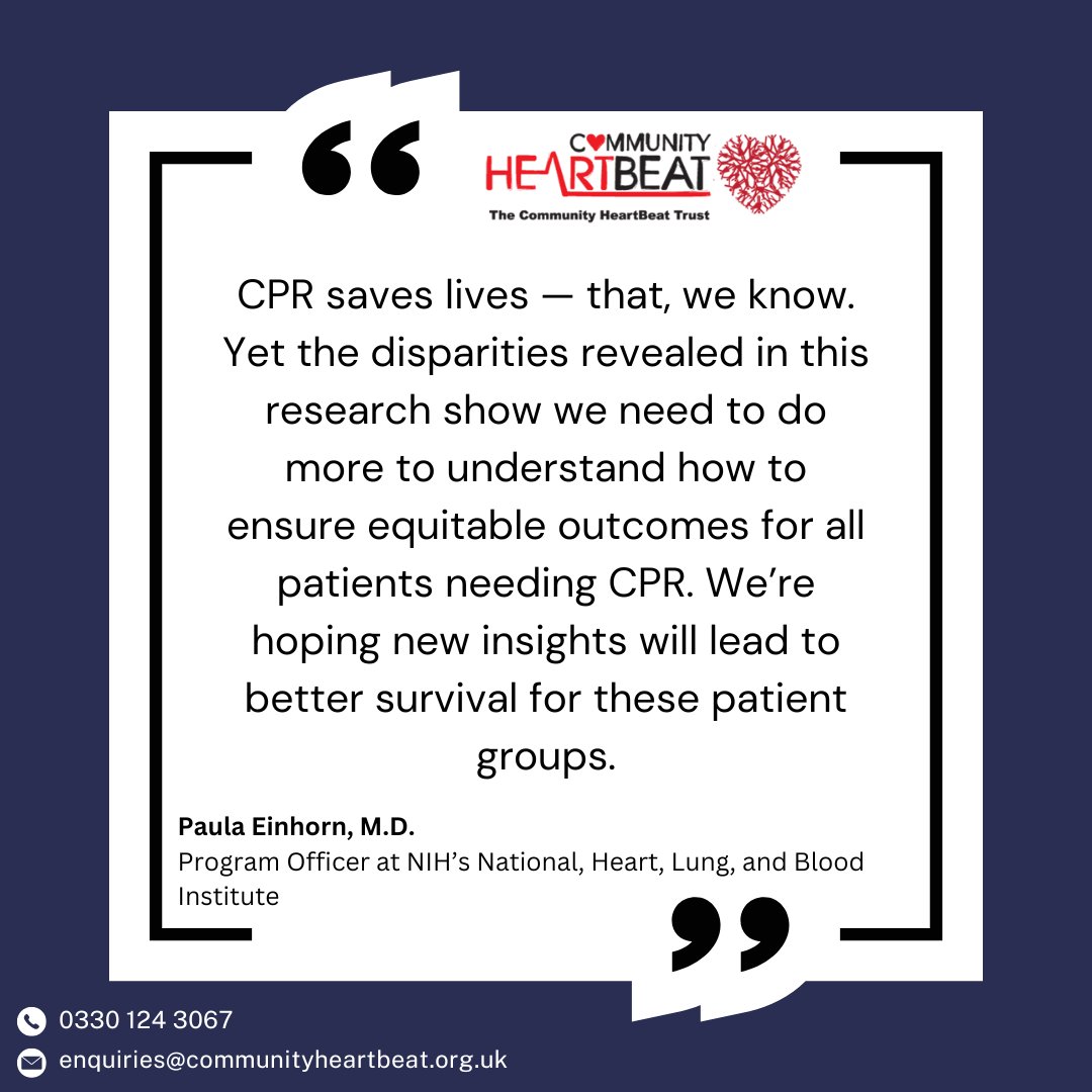 A National Institutes of Health supported study has found race and sex-based differences in the increased chances of survival from people who received bystander CPR for out-of-hospital cardiac arrest.
