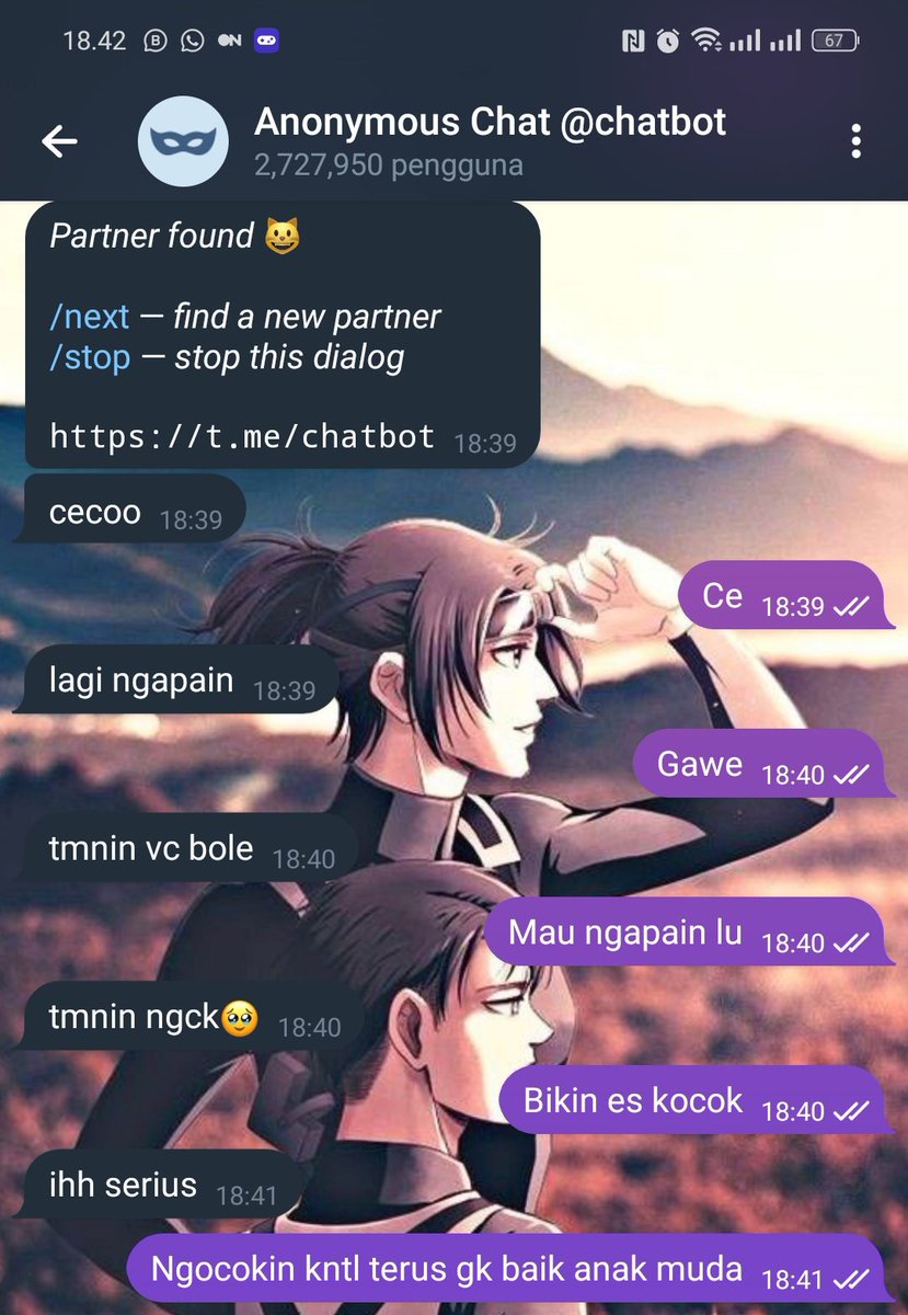 Rayeol27_'s tweet image. Tobat kau wahai anak muda😭

#anonymouschat #ngakakabis