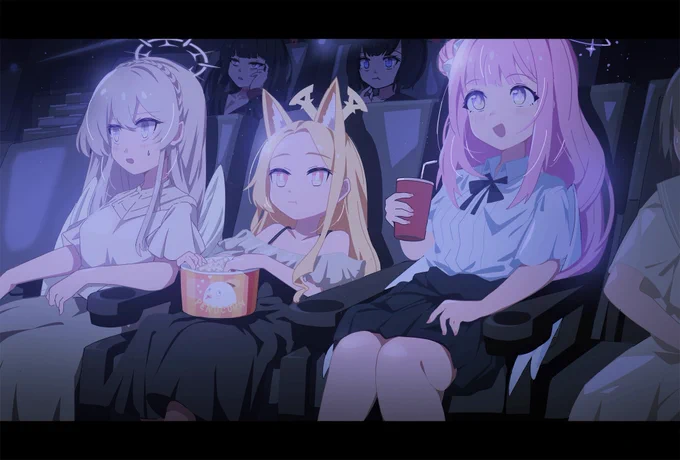ティーパーティー三人で休日に遊びに行って欲しい #ブルアカ 