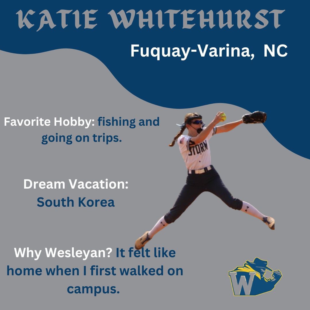 Help us welcome Katie Whitehurst to the class of 2028! #Rollshops 💛🥎💙