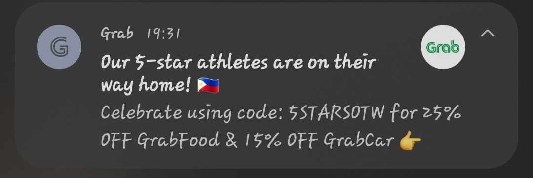 awesamrecosph's tweet photo. 🎉GRAB VOUCHER ALERT!🎉
VOUCHER CODE: 5STARSOTW
💚 25% off on GrabFood
💚 15% off on GrabCar
Grab the deal by clicking the link below!
https://t.co/KgCSPNfVtn
Join grab vouchers / deals today PH for more updates!
https://t.co/UcDirxriIo
@grabph
#grabph #GrabFood #aweSAMrecos #voucher #vouchers