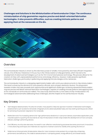 DBMROfficial's tweet image. The #semiconductorindustry is driven by the relentless pursuit of smaller, more powerful, and more efficient #integratedcircuits.

A leading semiconductor manufacturer sought to address the challenges associated with the miniaturization of #chipgeometries. The client approached…