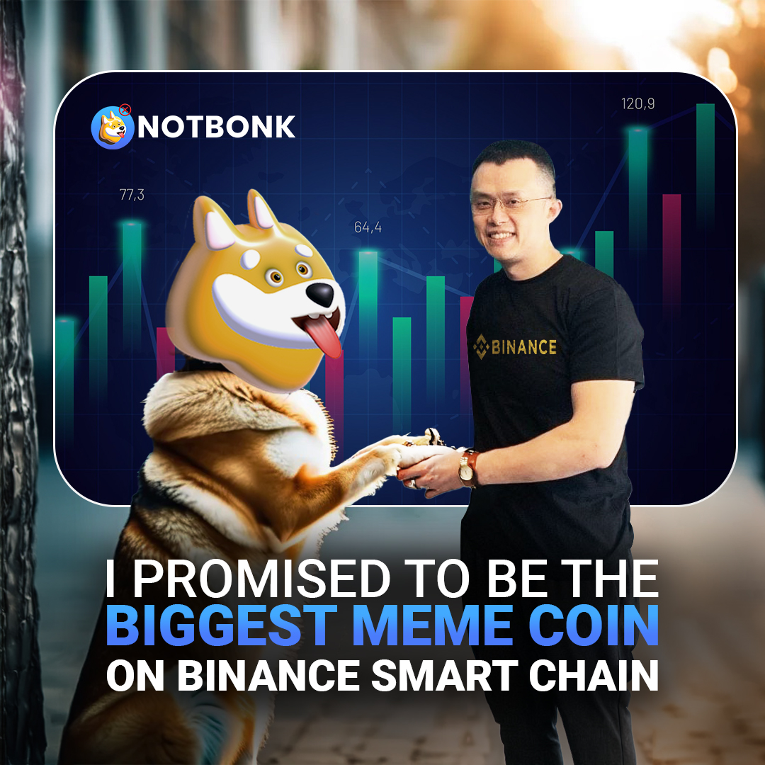 Notbonkcoin's tweet photo. I promised to be the biggest Meme Coin soon. And guess what? I totally nailed it! 

Invest now: https://t.co/8wpsf5wI6o 
. 
. 
#NotbonkStage2 #launchingsoon #NOTBONKLive  #Investnow #notbonkmeme #notbonk #NBONK #NBONKToken #Millionaire #memetoken #memecoins #NOT #BONK #crypto https://t.co/iWQol31cy9
