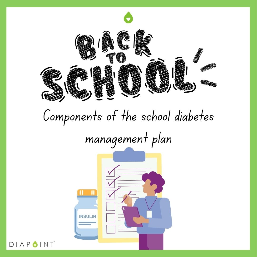 The components of a diabetes management plan for school include:

- Medication
- Blood Sugar Monitoring
-Diet
- Trips
-Emergencies
- Exercise

#diabetesmanagement #schoolsupport #childrenshealth #type1diabetes #type2diabetes #diabetescare #diabetesplan #backtoschool