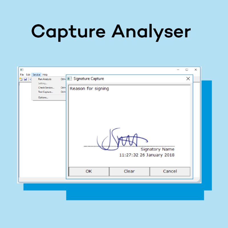 Wacomdevelopers's tweet photo. How to test signature capture? You can choose from 3 different methods to ensure your app works properly, providing a smooth user experience. Learn more about Capture Analyser, SignHere Test, and Javascript Test and start testing: