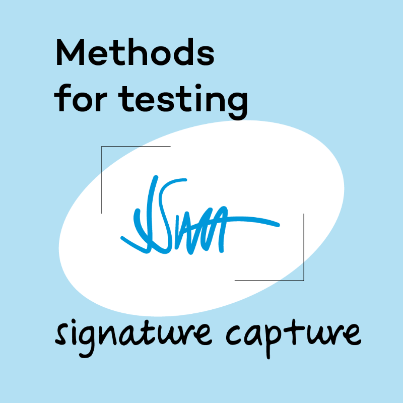 Wacomdevelopers's tweet photo. How to test signature capture? You can choose from 3 different methods to ensure your app works properly, providing a smooth user experience. Learn more about Capture Analyser, SignHere Test, and Javascript Test and start testing: