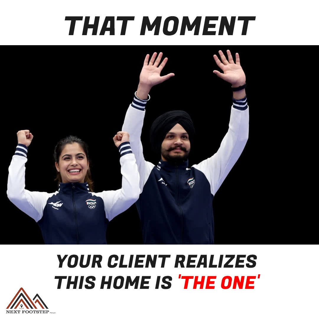 NextFootStep1's tweet photo. Victory in sight!  When your client finds the perfect home, it's a win for everyone. #DreamHome #NextFootstep https://t.co/odvw4FHVja