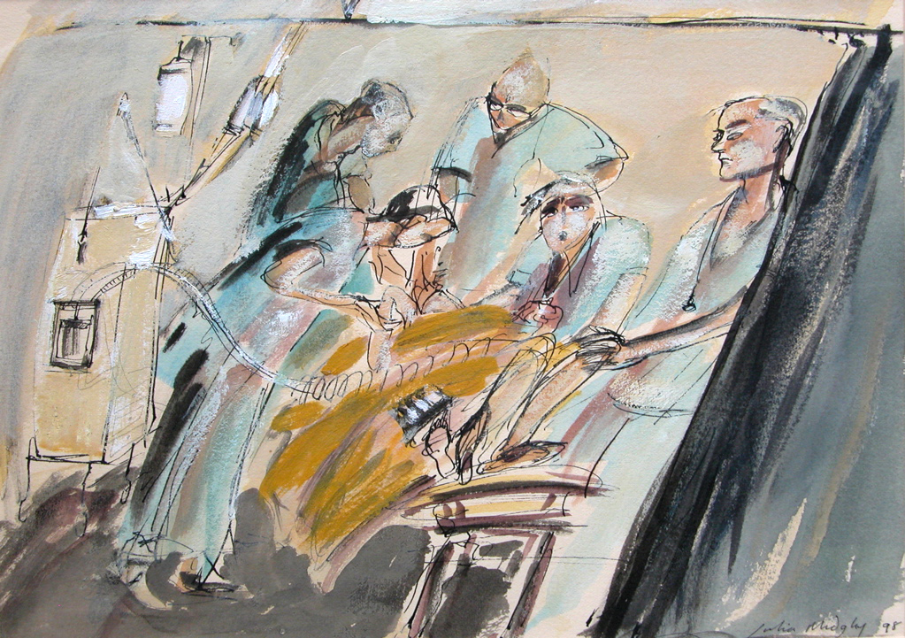 Last few days of my exhibition Julia Midgley - Drawing a Record at Kirkby Gallery. <a href="/galleriesmuseum/">Kirkby Gallery & Prescot Museum</a> Examples from past decades of reportage projects in the Knowsley and Greater Merseyside region for info :-prescotmuseum.org.uk/julia-midgely/