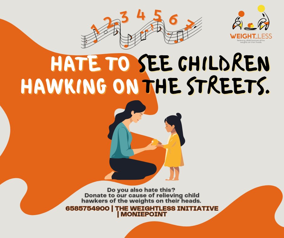 Weight_LessOrg's tweet photo. "Hate to See Children Hawking on the Streets?"

You can make a difference! Join us in supporting by donating Today and be a part of the solution. Together, we can help children escape the cycle of street hawking and build a better tomorrow.

Your support changes lives... https://t.co/pu3Pj1ChYy
