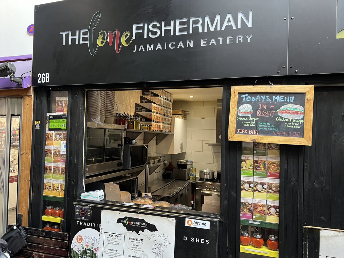 Bridge 2 Bitcoin (@bridge2bitcoin) on Twitter photo 📣The Lone Fisherman in Tooting Market serves authentic fresh Caribbean dishes, 👀 salt fish fritters, jerk chicken & more 😋; & they now accept #bitcoin & #LightningNetwork payments!⚡️🇯🇲
🐠The Lone Fisherman
📍<a href="/TootingMarket/">Tooting Market</a>, London SW17 8TA
🔗tootingmarket.com/market_traders… 📣The Lone Fisherman in Tooting Market serves authentic fresh Caribbean dishes, 👀 salt fish fritters, jerk chicken & more 😋; & they now accept #bitcoin & #LightningNetwork payments!⚡️🇯🇲
🐠The Lone Fisherman
📍<a href="/TootingMarket/">Tooting Market</a>, London SW17 8TA
🔗tootingmarket.com/market_traders…