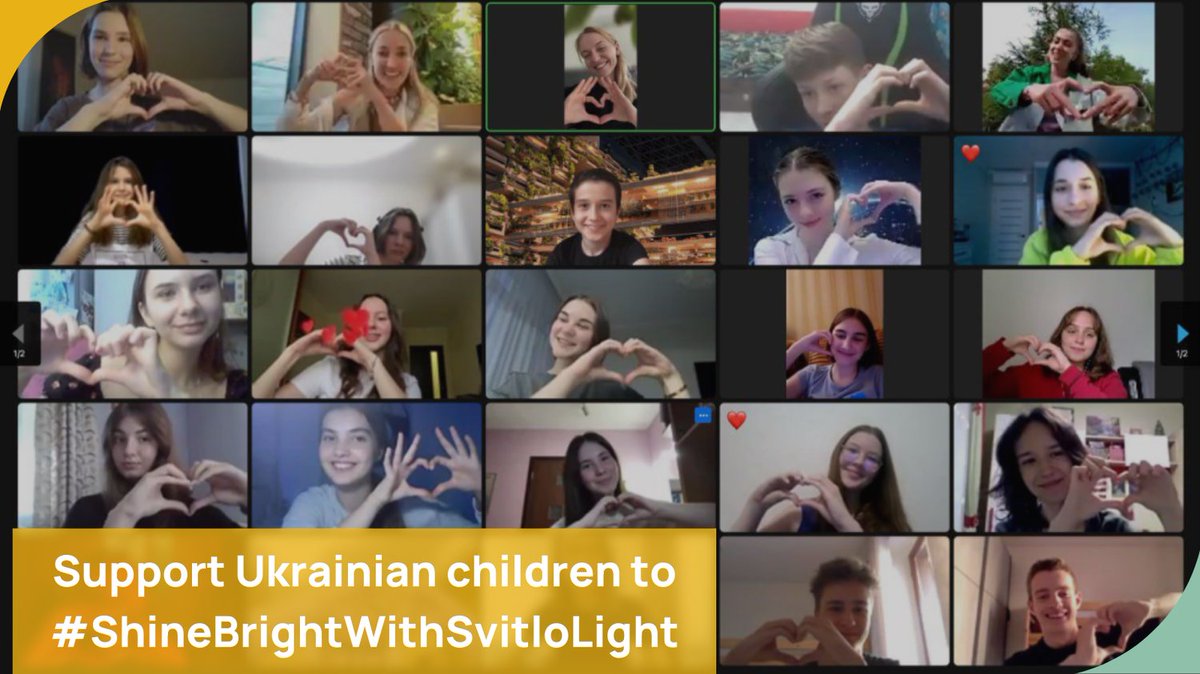 Svitlo means 'light' and we are a small charity illuminating the future for the children of Ukraine. Please take a look around our website to find out about our unique online school for Ukrainian children: svitloschool.com 

#Ukraine #Education #ShineBrightWithSvitloLight