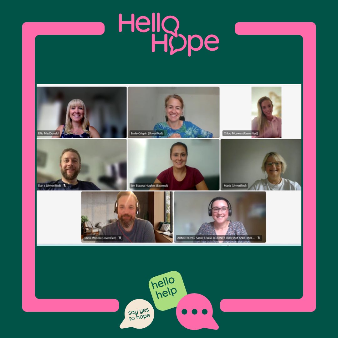 hellohopeUK's tweet photo. Meet the latest #suicideprevention #suicide #firstaiders we’re proud to have trained.

The world needs more awesome people like these 🩷🤍💚 https://t.co/TRvq9QJl8p