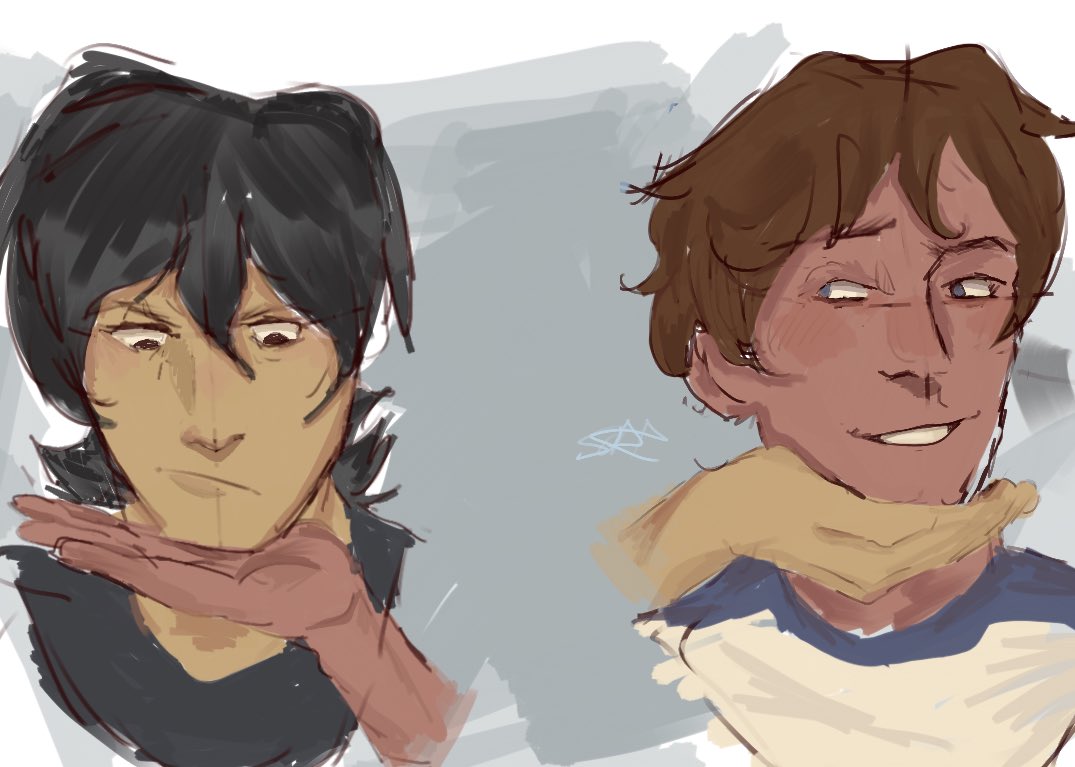 sodarharhar's tweet photo. quick klance doodling for you freaks https://t.co/L9lfYwIXVL