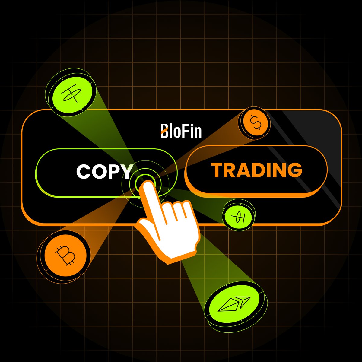 Copytrading is a great tool for #crypto trading beginners and the  professionals: ✓ Replicate tested trading strategies 📈 Keep track of  profitable trades ⌛️ Save time. Start your #trading journey today ⬇️