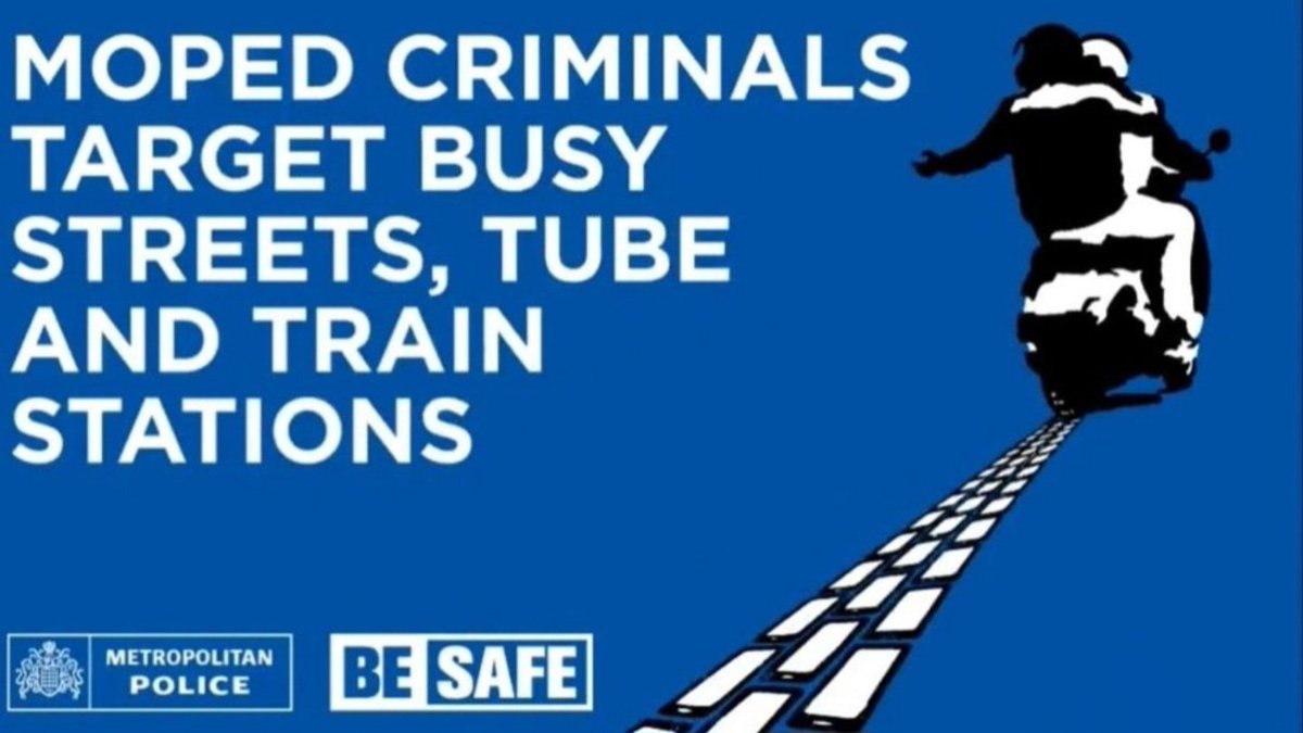 A reminder to be aware of your surroundings, and don't have your valuables such as mobile phones out in clear sight - they may be snatched.