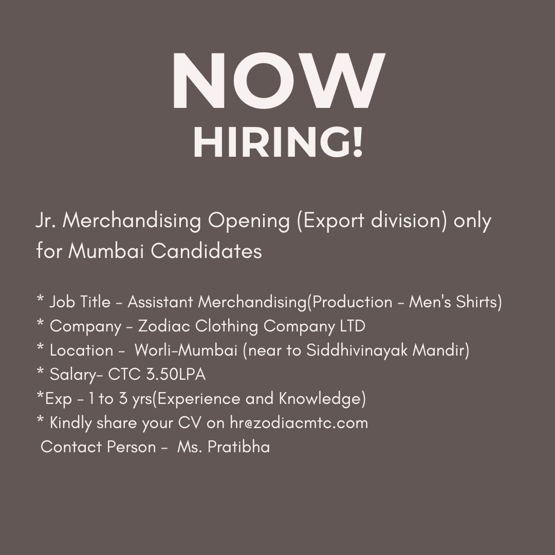 texappjobs's tweet image. kindly note, Don&apos;t pay any money to HR if not mentioned in job details

#TextileTechnology
#TextileProduction
#TextileInternship
#TextileJobOpening