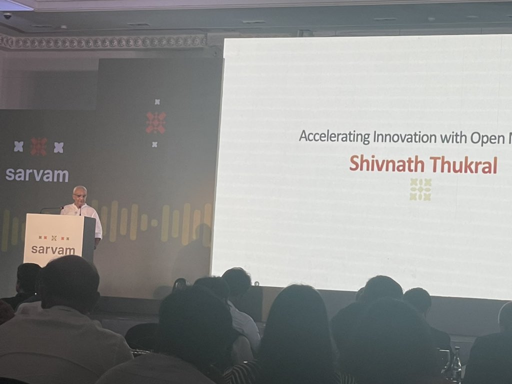 “Open source AI is the path forward to achieving innovation at population scale.” 

— Mr Shivnath Thukral, VP Public Policy, Meta 

We are very thrilled for our partnership with <a href="/Meta/">Meta</a> ! 

<a href="/shivithukral/">Shivnath Thukral</a>