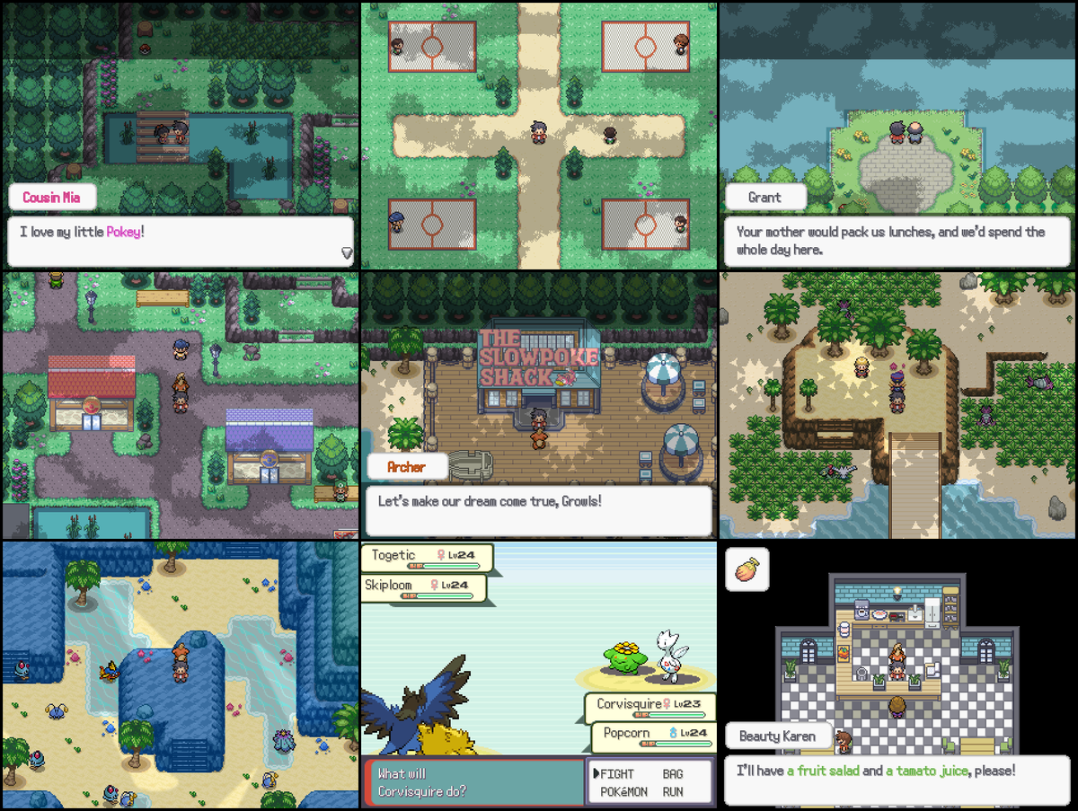 I'm excited to present my latest fangame, "Pokémon: The Slowpoke Shack", made for the #EEGameJam with the help of <a href="/RealENLS/">ENLS</a>!

This is a charming slice-of-life story paired with a fun little restaurant minigame. Give it a try!🌭

eeveeexpo.com/threads/8373/