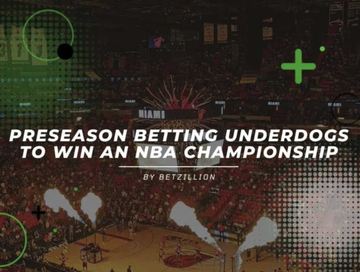 BetZillionX's tweet image. Biggest Preseason Betting Underdogs to Ever Win an NBA Championship | #BettingBlog

The NBA’s preseason is a time of predictions, hopes, and expectations. However, despite data and expert opinions, some NBA teams have defied the odds and gone from preseason underdogs to winning…
