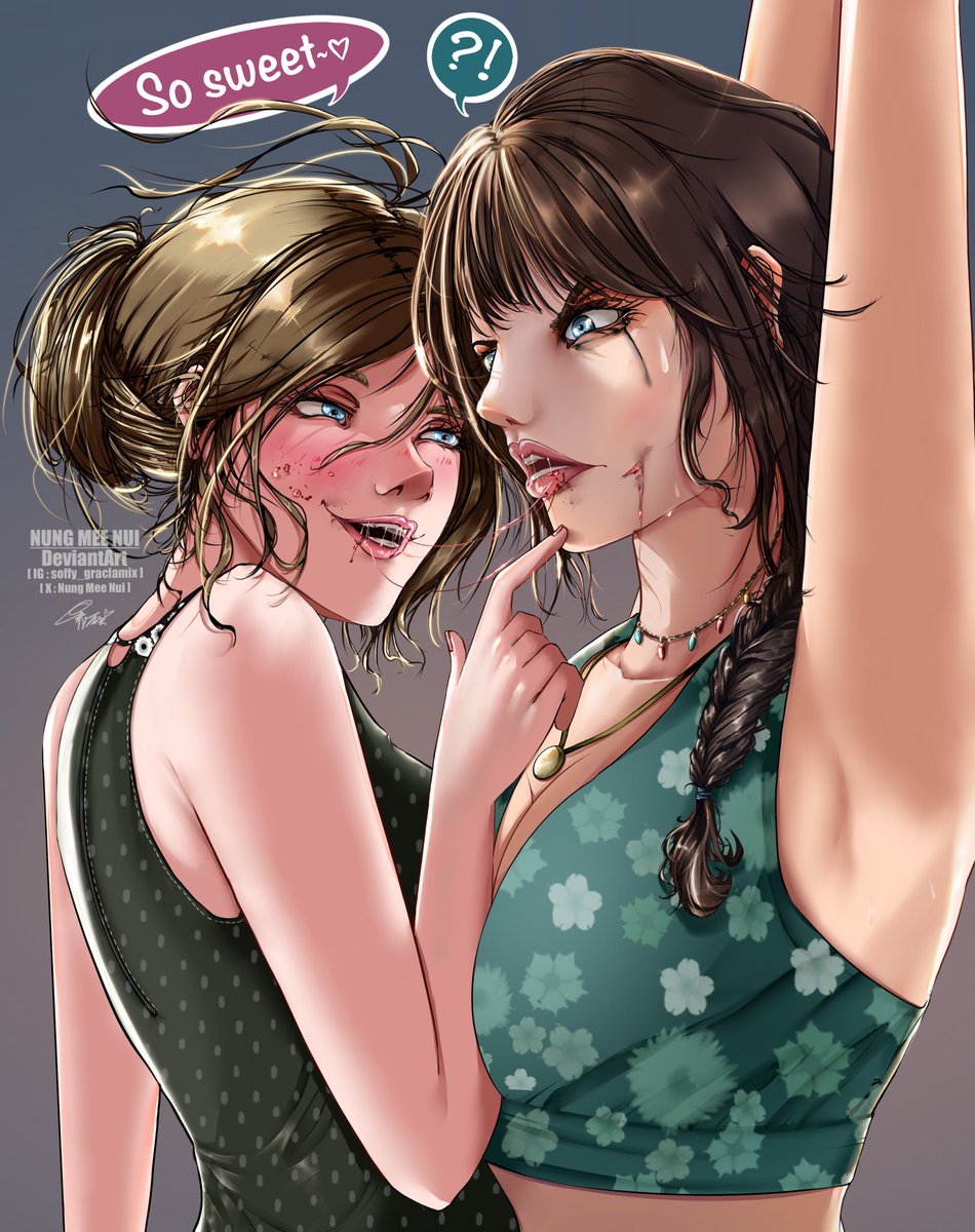 NungMeeNui's tweet photo. πJulsyπ
Re-upload art my favorite shipπ»π§‘
#sissy #Julie #Julsy #tcm #tcmart #TexasChainsawMassacregame #Texaschainsawmassacre #txchainsawgame #fanart https://t.co/cs0aBtZokg