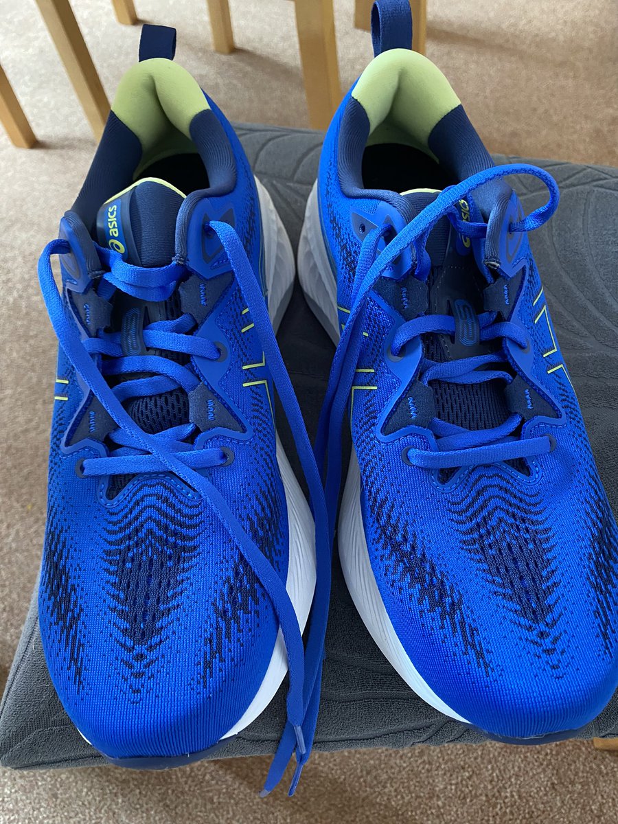 Picked up some new running shoes over lunch with the Belfast Half Marathon being less than 6 weeks away. I’ll be running for <a href="/asthmalungni/">Asthma + Lung UK Northern Ireland</a> . Please sponsor me at justgiving.com/page/joseph-ca…