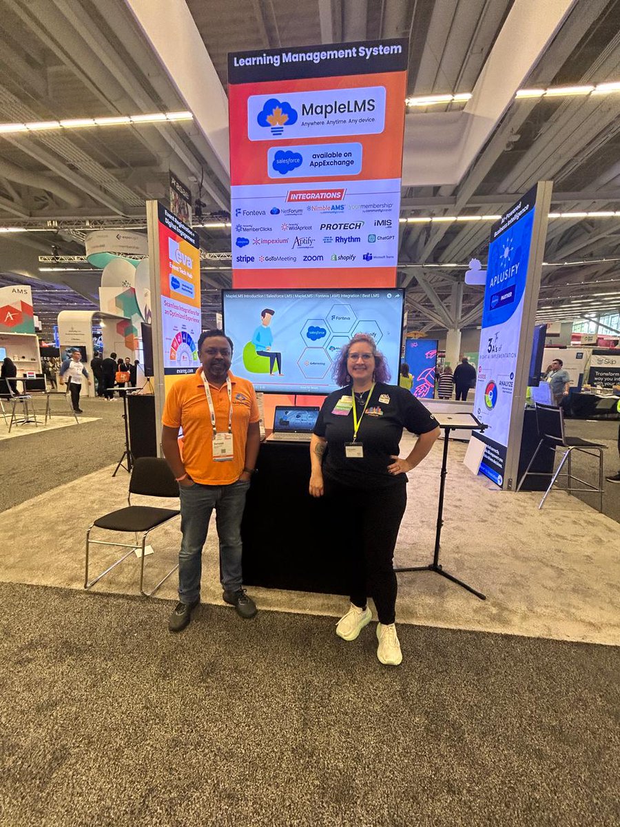maplelms's tweet photo. What a fantastic weekend at the 𝗔𝗦𝗔𝗘 𝗔𝗻𝗻𝘂𝗮𝗹 𝗠𝗲𝗲𝘁𝗶𝗻𝗴 𝟮𝟬𝟮𝟰!
Thanks to our partners, and all the new connections we made. Your energy and enthusiasm made this event. Until next time, keep innovating and connecting with #MapleLMS!
#ASAE24 #ASAEAnnualmeeting https://t.co/cJSnFPVBzj