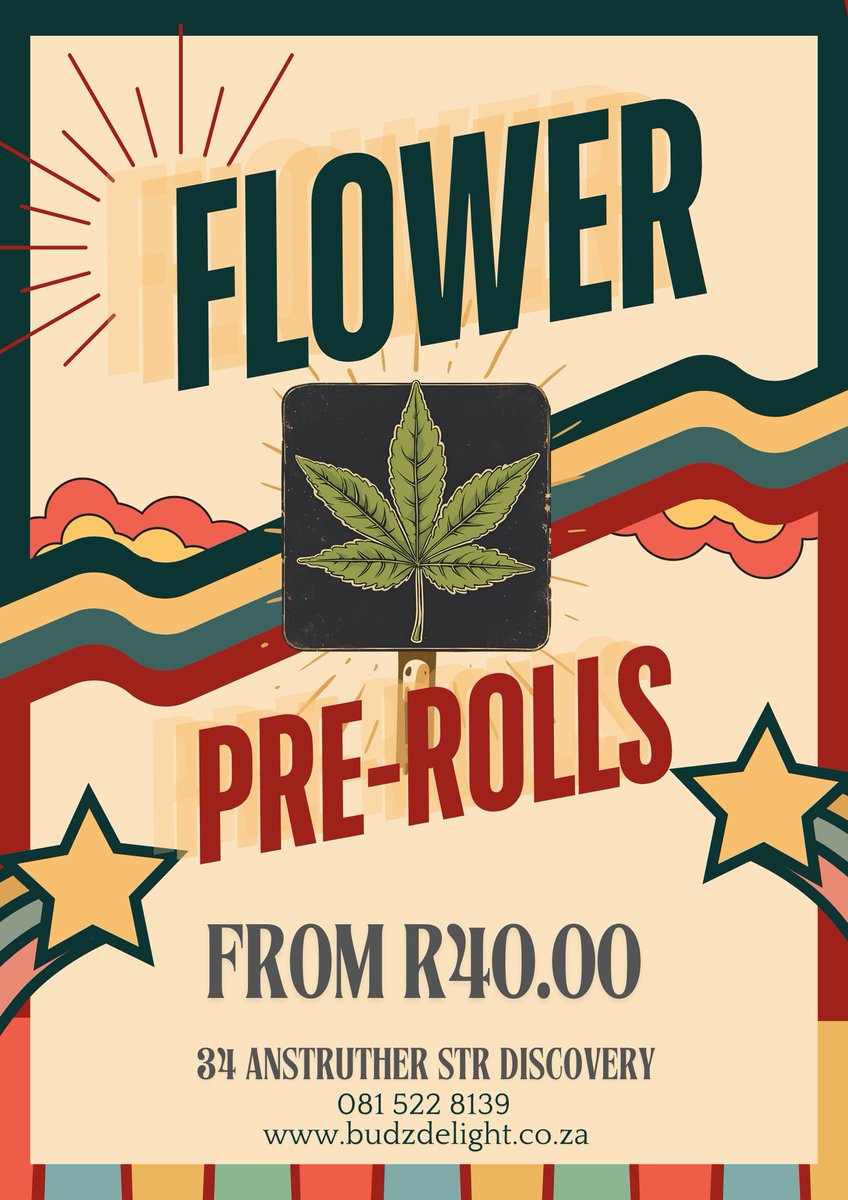 BudzDelights's tweet photo. Budz Delight - Hemp &amp; Confectionery. We suit every 420 need. Visit our store today !
#cannastore #cannabisdispensary #cannaWestRand #Edibles #Prerolls #Flower #Buds https://t.co/WKFJ2OULIR