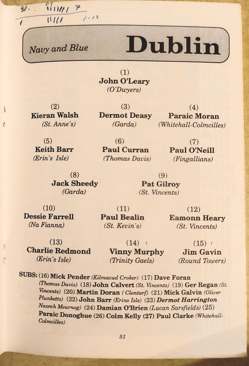 Dublin GAA Programme Collector tweet media