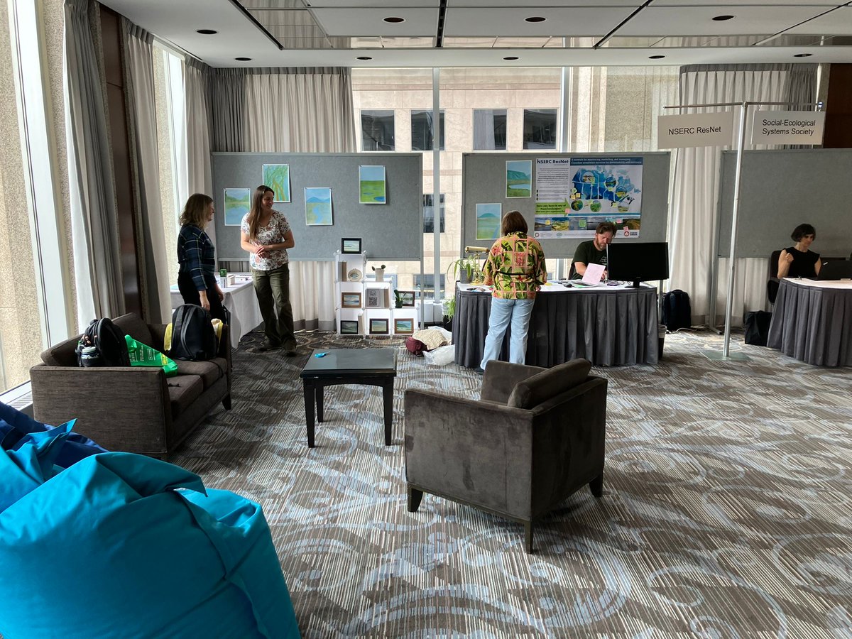NSERC ResNet (@nserc_resnet) on Twitter photo The PECS-3: Pathways to Sustainability conference is in full swing! Come chat with us at the ResNet booth on the 4th floor 🌎 #PECS3
Photo credits: <a href="/thisisyiyiz/">Yiyi Zhang</a> (one of our ResNet working group extraordinaire who helped make this booth possible!) The PECS-3: Pathways to Sustainability conference is in full swing! Come chat with us at the ResNet booth on the 4th floor 🌎 #PECS3
Photo credits: <a href="/thisisyiyiz/">Yiyi Zhang</a> (one of our ResNet working group extraordinaire who helped make this booth possible!)