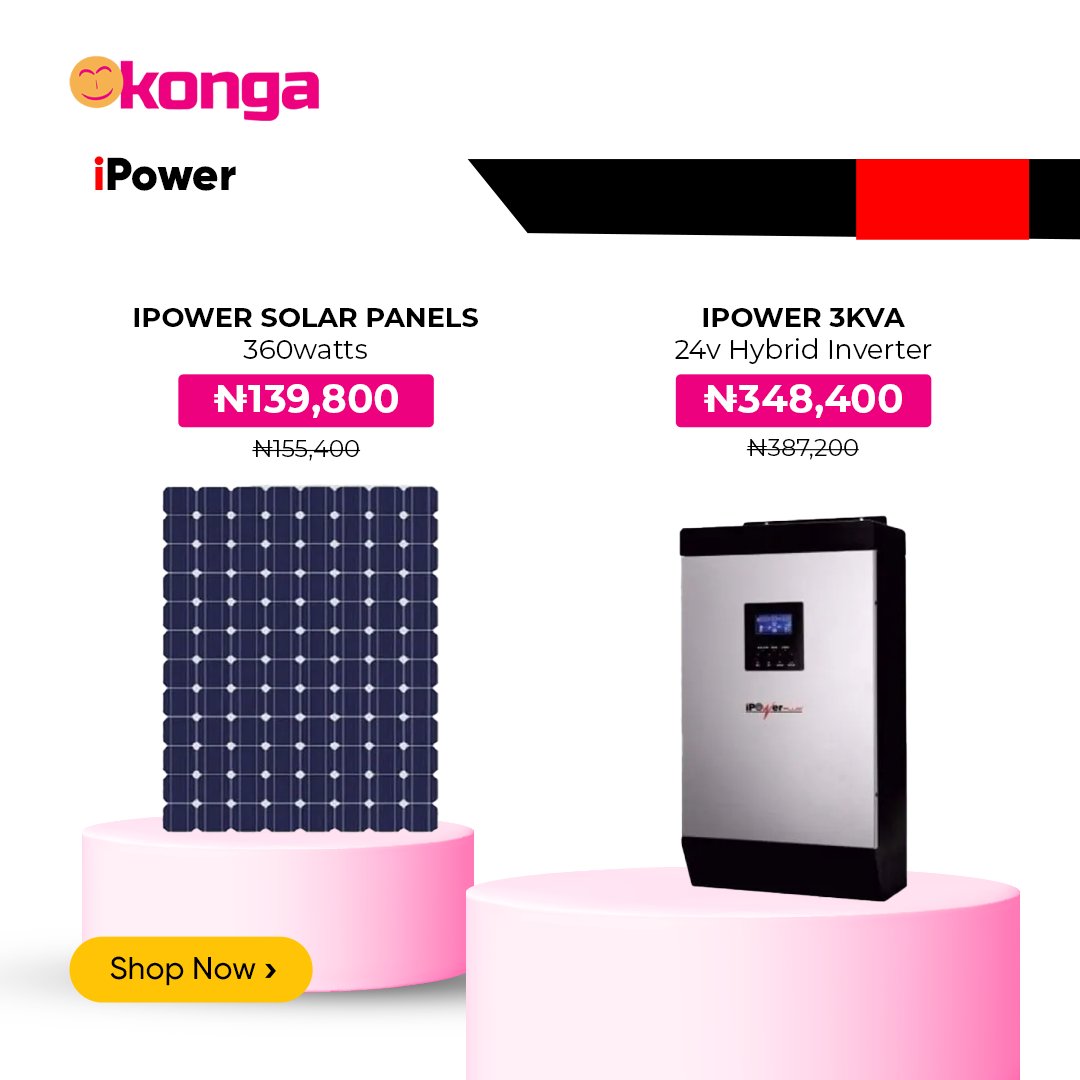 ShopKonga's tweet photo. Stay powered up with iPower β your trusted energy solution!
Visit: https://t.co/RXwFbaRuxb
#ipower #ElectronicsSale #shopkonga https://t.co/1jFmYZSiBb