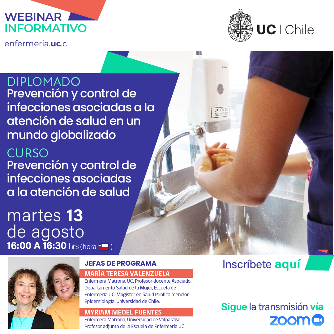 ¡No pierdas la oportunidad de resolver tus dudas!
Te invitamos al webinar informativo del diplomado de Prevención y control de infecciones asociadas a la atención de salud en un mundo globalizado
Inscríbete aquí: docs.google.com/forms/d/1I-PzK…