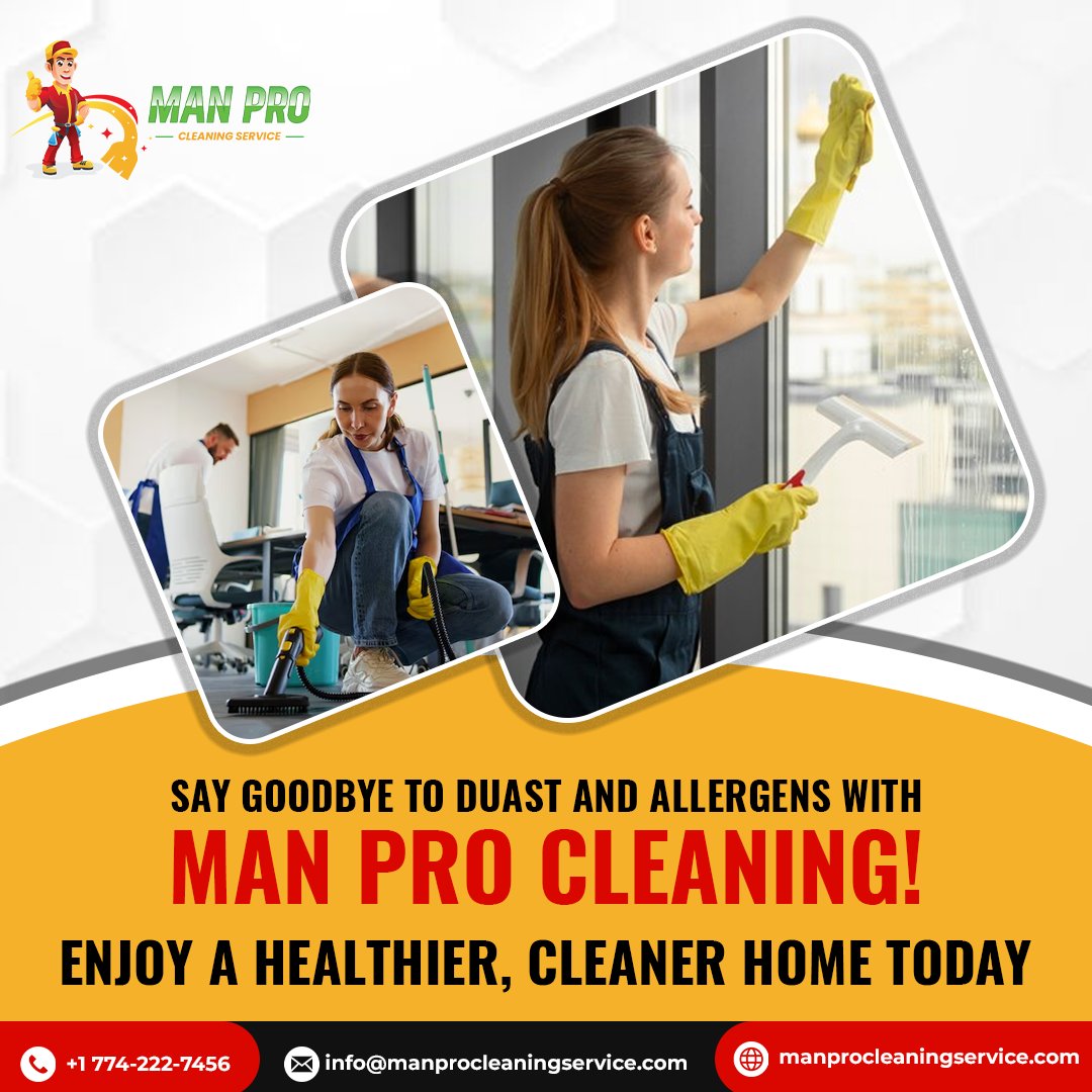 Transform your home into a healthier haven with Man Pro Cleaning’s expert services in Pembroke. We tackle dust, dirt, and allergens to ensure a cleaner, more hygienic environment, promoting wellness and comfort for you and your family.
Visit - manprocleaningservice.com