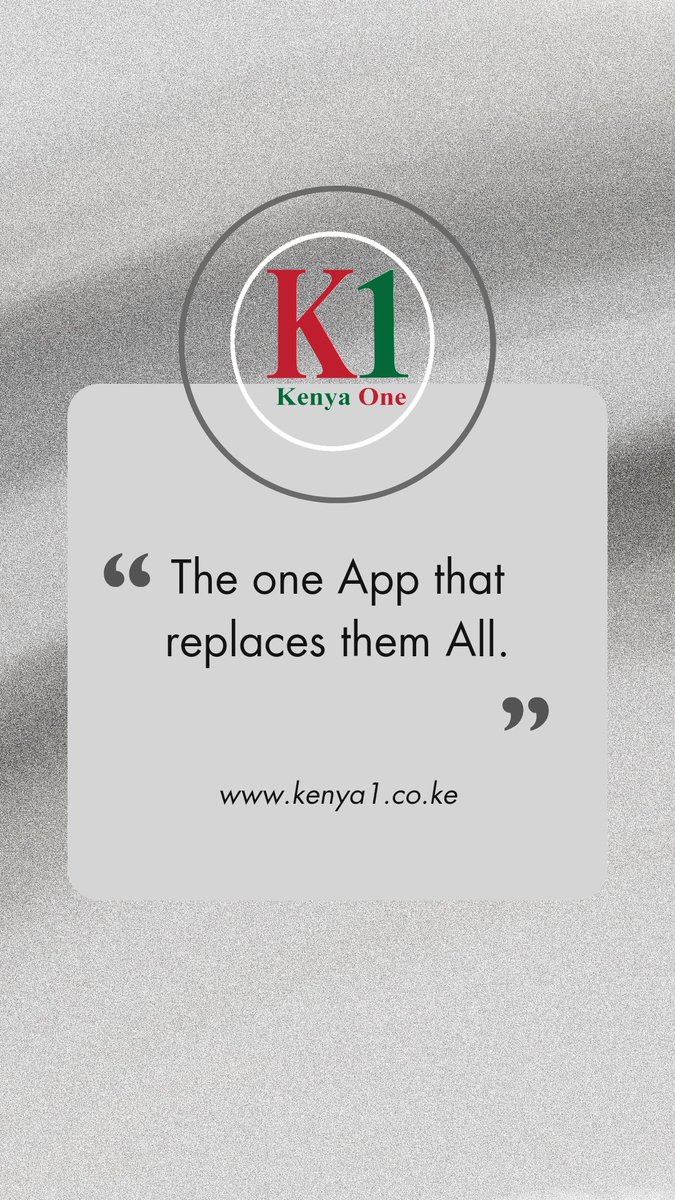 Kenya One (@kenyaone237025) on Twitter photo 