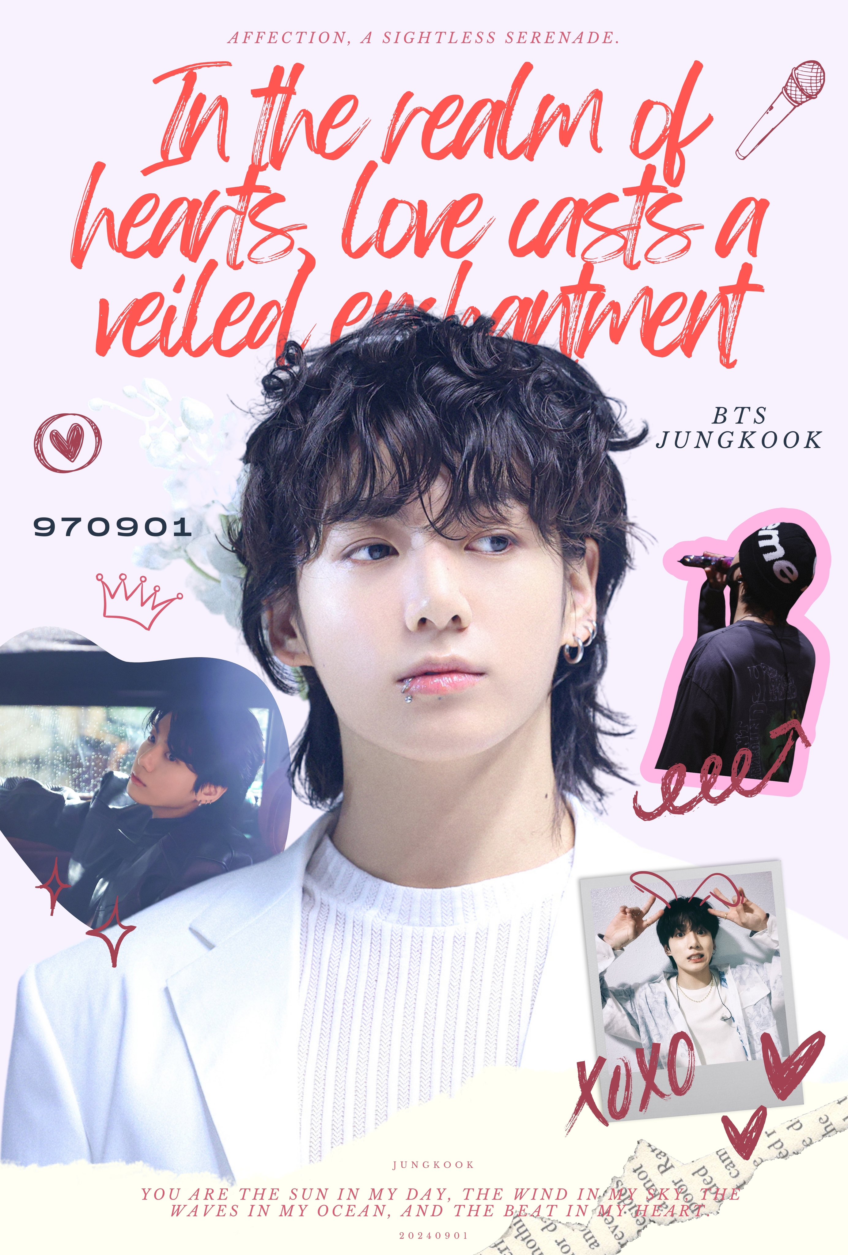 BTS ジョングクセンイル企画　エアポートグククリップ　3点　①③⑦ BTS ジョングクセンイル企画 エアポートグククリップ 3点