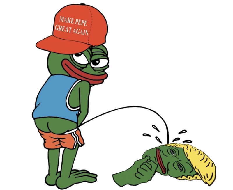 $PEPE of $SOL 
Making Memes, Pepe &amp; America great again.
