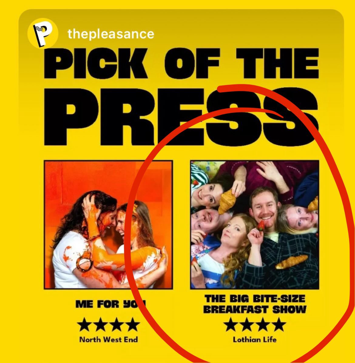 Immensely proud of the whole team <a href="/bitesizeplays/">Bite-Size Plays</a> and <a href="/ThePleasance/">Pleasance</a> 👏🏼

The Big Bite-Size Breakfast Show
⭐️⭐️⭐️⭐️

#directing #Edinburgh #fringe #edfringe
