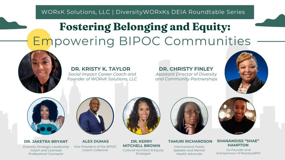 I'm grateful to have been part of the DEIA Round Table on August 10th, discussing "Fostering Belonging and Equity | Empowering BIPOC Communities." Honored to join such a vital conversation.

Watch here: buff.ly/3X1T9Kj

#DEIA #BIPOC #Equity #Belonging #Leadership
