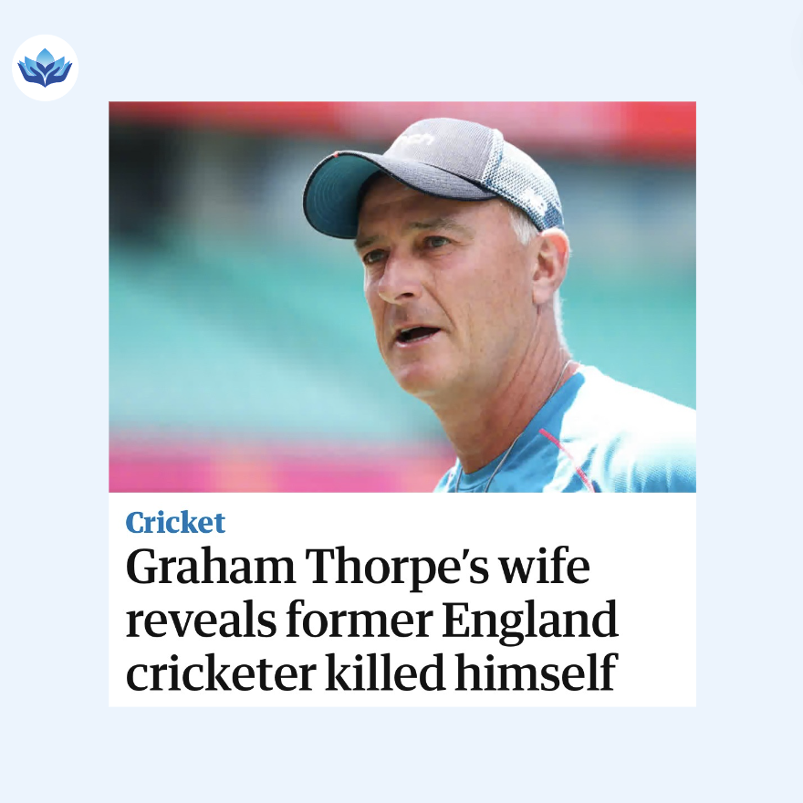 UKTherapyGuide's tweet image. We are deeply saddened to hear about the tragic loss of Graham Thorpe, a wonderfully talented man with so much to give. Our thoughts are with his family and loved ones during this difficult time.