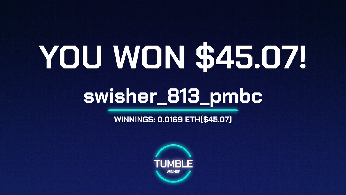 Swisher_813's tweet photo. Let's gooo got my first tumble win and it paid offff!!!! @District_32 get in here @dee_wavvy @erawkus06 @KeysorNichole @Angie18Gelo https://t.co/8mXDGthYhT