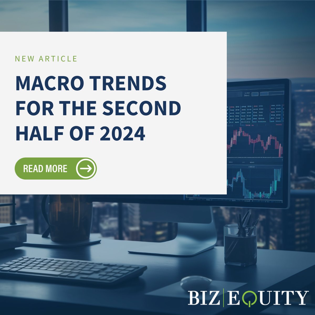 Discover macro trends for the second half of 2024 from Scott Gabehart, Chief Valuation Officer at BizEquity. From anticipated hikes in interest rates to a shift in consumer behavior, we are diving deeper into trends that might affect your business. bzq.io/3Anfitm