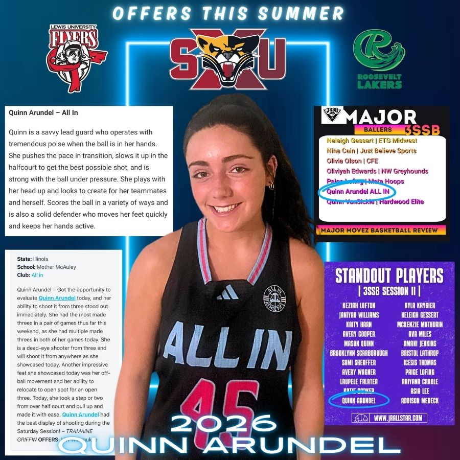It's been a breakout summer for ALL IN 2026 @QuinnArundel‼️ 🔥👀🏀
